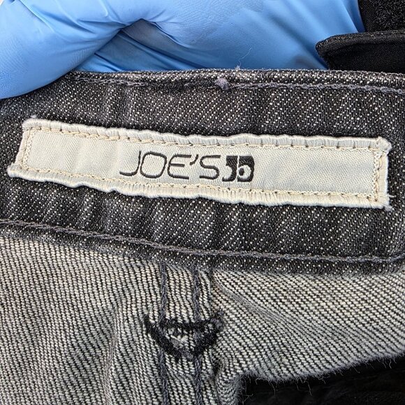 Joes Jeans Jeans Womens 25 Gray Berlin Skinny Stretch Denim Made USA BRLN BLK - Picture 9 of 11